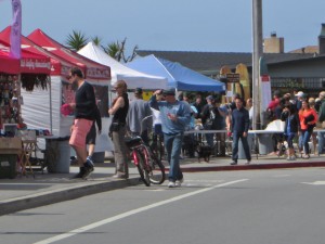 Log Jam crowd on Saturday morning.